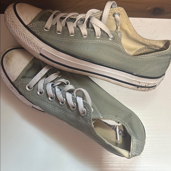 Converse| Sage/Olive Green Sneakers - Picture 3 of 10